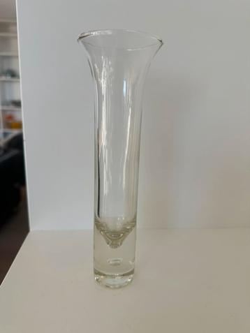 Crown Corning Glas Vaas Helder Bubbel Solifleur beschikbaar voor biedingen