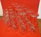 Toscane Kristallen Glazen Set - Albert Heijn 16 stuks, Ophalen, Glas of Glazen, Effen, Glas