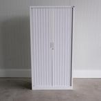 Roldeurkast - Wit, 100x43x198cm (BXDXH), Geen sleutel - RD90, Gebruikt, -, -, Meerdere deuren