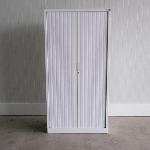 Roldeurkast - Wit, 100x43x198cm (BXDXH), Geen sleutel - RD90, Huis en Inrichting, Kasten | Roldeurkasten en Archiefkasten, Gebruikt