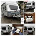 Eriba / Hymer Nova 480 GL. enkele bedden, Caravans en Kamperen, Caravans, Standaardzit, Particulier, Schokbreker, 4 tot 5 meter