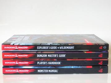Dungeon's & Dragons D&D boeken 4 x Monster manual Wildemount beschikbaar voor biedingen