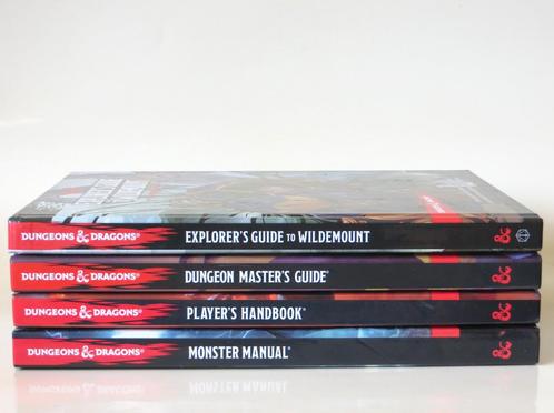 Dungeon's & Dragons D&D boeken 4 x Monster manual Wildemount, Boeken, Fantasy, Zo goed als nieuw, Ophalen of Verzenden