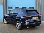Toyota RAV4 2.5 Plug-in Hybrid AWD Dynamic GRATIS Afleverpak, Auto's, Gebruikt, Blauw, Leder en Stof, Plug-in hybride