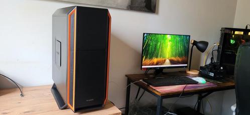 i7 7700k / Be quiet Case / Asus 1080, Computers en Software, Desktop Pc's, Refurbished, 4 Ghz of meer, HDD, SSD, 16 GB, Met videokaart