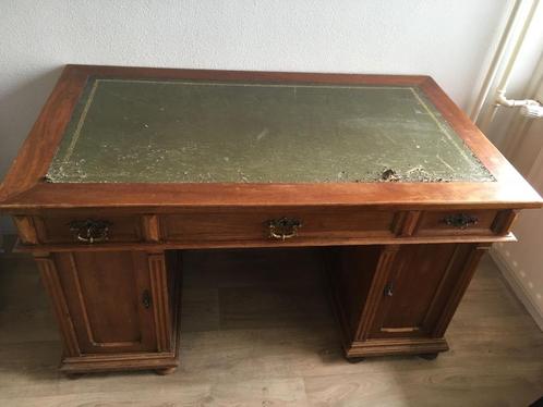 Eiken houten bureau (opknapper), Huis en Inrichting, Bureaus, Gebruikt, Bureau, Ophalen