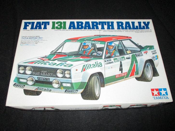 D-27,TAMIYA 1-20,NO,20013,"Alitalia" Fiat 131 Abarth Rally 1, Hobby en Vrije tijd, Modelbouw | Auto's en Voertuigen, Nieuw, Overige typen