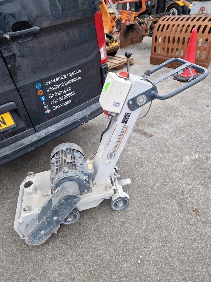 Schwamborn BEF250 Beton en Dekvloer Freesmachine 400Volt, Doe-het-zelf en Verbouw, Gereedschap | Freesmachines, Gebruikt, Elektrisch