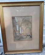 Aquarel Bosboom  Haagse school (VK-133), Ophalen, Zo goed als nieuw, Schilder- en Tekenkunst