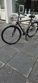 Te koop van moof herenfiets, Fietsen en Brommers, Fietsen | Heren | Sportfietsen en Toerfietsen, Ophalen, Gebruikt, Minder dan 10 versnellingen