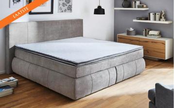 Boxspring Healen Lichtgrijs 180 x 200