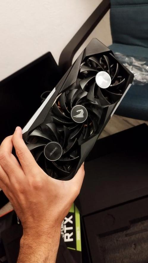 Rtx 3060 ti Aorus elite, Computers en Software, Videokaarten, Zo goed als nieuw, Nvidia, PCI-Express 4.0, GDDR6, Ophalen