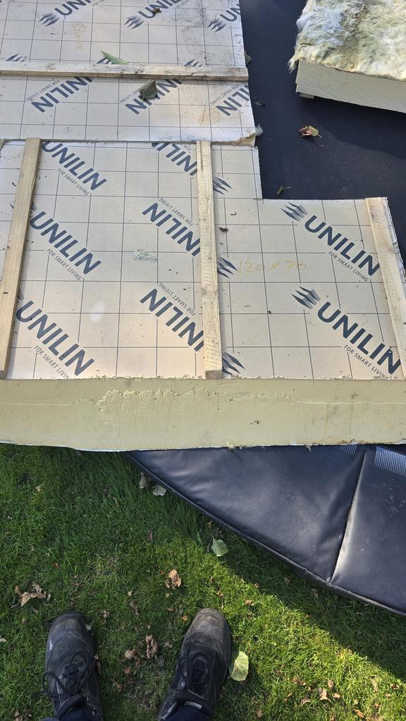 Isolatie platen., Doe-het-zelf en Verbouw, Isolatie en Afdichting, Zo goed als nieuw, Dakisolatie, Hardschuim (Pir), 8 tot 12 cm