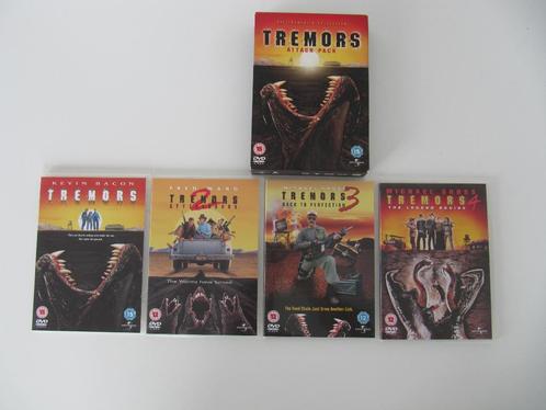 DVD box Tremors deel 1 t/m 4 UK IMPORT, Cd's en Dvd's, Dvd's | Horror, Gebruikt, Alle leeftijden, Ophalen of Verzenden