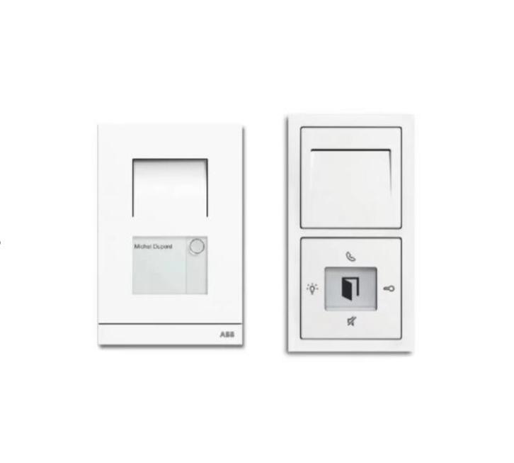 ABB BUSCH JAEGER AUDIO INTERCOM SET 83003/1 WIT WC, Telecommunicatie, Overige Telecommunicatie, Nieuw, Ophalen of Verzenden