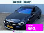 Mercedes-Benz C-klasse C180 AMG BUSINESS PANORAMADAK VIRTUAL, Blauw, Sedan, Lease, Benzine