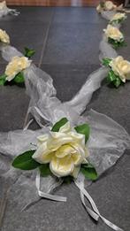 Luxe bloemen versiering decoratie guirlande trouwauto, Ophalen of Verzenden, Versiering, Geboorte of Huwelijk