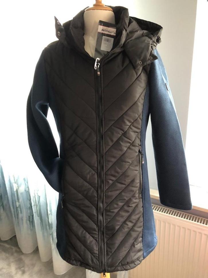 Gave Nieuwe blauw/zwarte najaarsjas Geographical Norway L 40, Kleding | Dames, Jassen | Winter, Nieuw, Maat 38/40 (M), Blauw, Ophalen of Verzenden