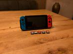 Ninento Switch + 5 games, Spelcomputers en Games, Games | Nintendo Switch, 1 speler, Ophalen of Verzenden, Zo goed als nieuw, Vanaf 3 jaar