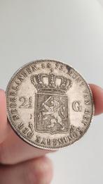 2,5 gulden 1872 Willem III, Postzegels en Munten, Munten | Nederland, Zilver, 2½ gulden, Ophalen of Verzenden, Koning Willem III