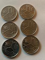 Belgische 1 Frank munten - 1989 & 1991, Ophalen of Verzenden, Metaal, Losse munt