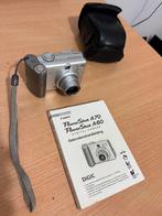 Vintage Digitaal Camera Canon PowerShot A70 + Boek / Tas, Ophalen of Verzenden, Zo goed als nieuw, Canon