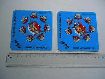 sticker oud Carnaval 1990 MEKAORE cv club retro strip nar beschikbaar voor biedingen
