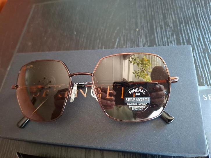 serengeti zonnebril loy (nieuw) 2 x, Sieraden, Tassen en Uiterlijk, Zonnebrillen en Brillen | Heren, Nieuw, Overige merken, Bruin