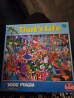 That's Life Puzzel - 1000 stukjes, Ophalen of Verzenden, 500 t/m 1500 stukjes, Zo goed als nieuw