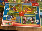 Mickey Mouse Clubhouse Puzzel - 4 in 1, Ophalen of Verzenden, 10 tot 50 stukjes, Zo goed als nieuw, 2 tot 4 jaar