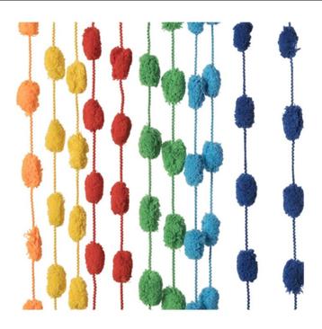 Pompoms gordijn 90x200 beschikbaar voor biedingen