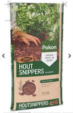 Aangebroken zak Pokon houtsnippers 45 lt Cacaobruin., Tuin en Terras, Aarde en Mest, Ophalen