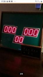Biljart Scorebord - Digitaal met afstandbediening, Ophalen of Verzenden, Gebruikt, Overige typen