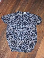 Blauw gevlekt panter bloesje/topje 158, Ophalen of Verzenden, Zo goed als nieuw, Meisje, Shirt of Longsleeve