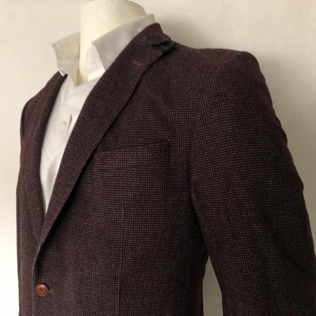 Carl Gross colbert - heren wolblend - soft fabric yarns, Kleding | Heren, Kostuums en Colberts, Verzenden, Zo goed als nieuw, Maat 52/54 (L)