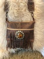 Nieuw Unieke Handmade Lederen Tas met Franjes, Sieraden, Tassen en Uiterlijk, Tassen | Damestassen, Ophalen of Verzenden, Nieuw