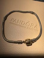 Pandora armband met gouden sluiting, Verzenden, Zo goed als nieuw, Goud