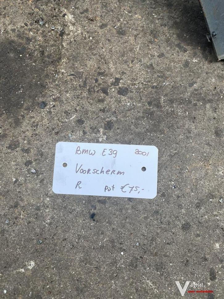BMW E39 2001 sedan Voorscherm Links of Rechts, Auto-onderdelen, Carrosserie en Plaatwerk, Spatbord, Gebruikt, Ophalen