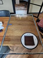 HR++ Glasplaat met kattenluik, Doe-het-zelf en Verbouw, Glas en Ramen, Ophalen, Minder dan 80 cm, Minder dan 80 cm, Zo goed als nieuw