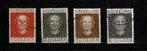 Nederland : 1949 - Koningin Juliana en face - 534 t/m 537, Postzegels en Munten, Postzegels | Nederland, Na 1940, Ophalen of Verzenden