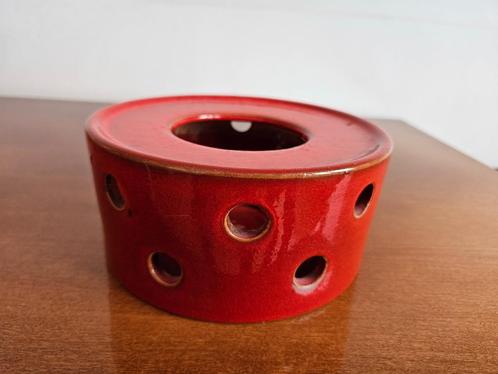 Kaarshouder rood en andere Rood, Huis en Inrichting, Woonaccessoires | Kandelaars en Kaarsen, Zo goed als nieuw, Kandelaar, Minder dan 25 cm