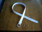 NIEUW __ PETROL witte leren riem maat 85, 3 tot 5 cm, Tailleriem, Ophalen of Verzenden, Petrol