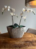 Vaas met kunstbloemen - Orchidee, Huis en Inrichting, Kamerplanten, Ophalen, Overige soorten, Halfschaduw, In pot