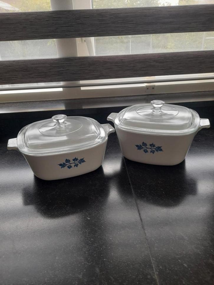 Vintage Pyroflam Schalen Set - Gas & Oven, Huis en Inrichting, Keuken | Potten en Pannen, Gebruikt, Overige typen, Glas, Ophalen of Verzenden