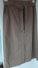 Marella rok zand met krijtstreep maat 38-40, Maat 38/40 (M), Beige, Ophalen of Verzenden, Zo goed als nieuw