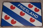 Nieuw Mancave Bord - Friesland Vlag - 20x30cm, Ophalen of Verzenden, Nieuw