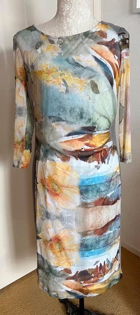 Apanage jurk maat 42, Kleding | Dames, Jurken, Zo goed als nieuw, Maat 42/44 (L), Overige kleuren, Knielengte, Ophalen of Verzenden