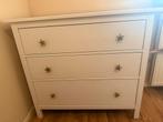 Witte Hemnes ladekast, Huis en Inrichting, Kasten | Ladekasten, Ophalen, 50 tot 100 cm, Zo goed als nieuw, 3 of 4 laden