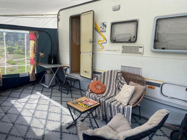 Knaus Sudwind As Good As Gold II 2001 Mover fietsenrek, Caravans en Kamperen, Caravans, Particulier, tot en met 3, 750 - 1000 kg