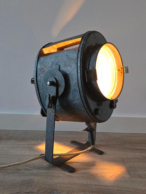 Zeer zeldzame XXL antieke Franse 40S Theater Lamp A.E.Cremer, Antiek en Kunst, Antiek | Lampen, Ophalen of Verzenden